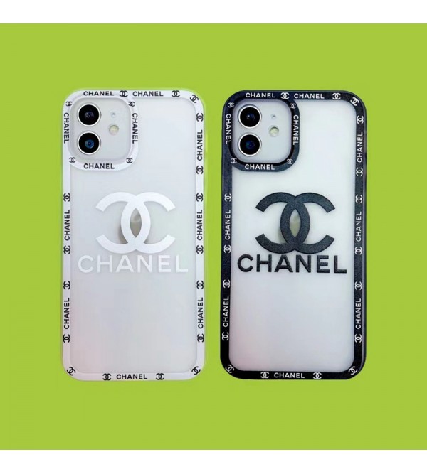 chanel/シャネル ブランド オフホワイト/off-white iphone13 pro max/13 mini/13proケース 可愛い ジャケット型 マット 取り外し可能 クリアケース モノグラム アイフォン13/13プロマックス/13ミニカバー 黒白色 ファッション メンズ レディース