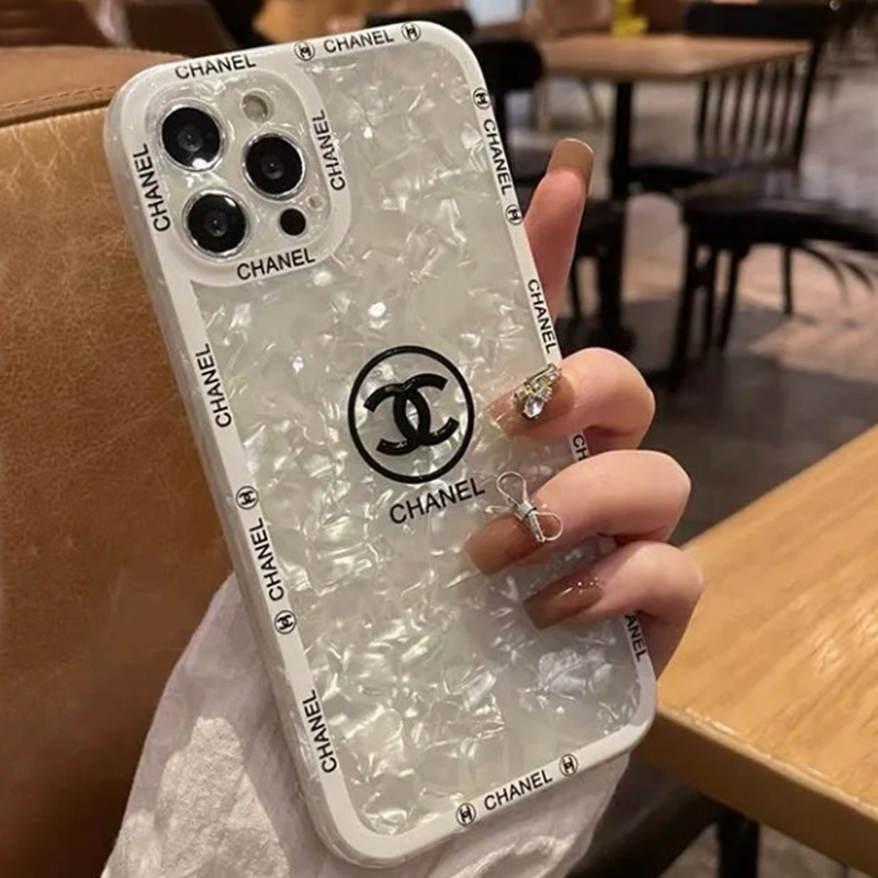 CHANEL/シャネル ブランド iphone13 pro/13 pro max/13 miniケース きらきら シェル柄 韓国風 ジャケット型 アイフォン13/12 pro max/11/x/xs/xrケース 女性愛用 メンズ レディース