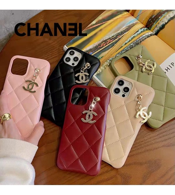 シャネル CHANEL ブランド iphone 14/14 pro/14 pro max/13ケース 可愛い モノグラム 菱形柄 レザー ジャケット型 安い アイフォン14/13/12/11カバー レディース