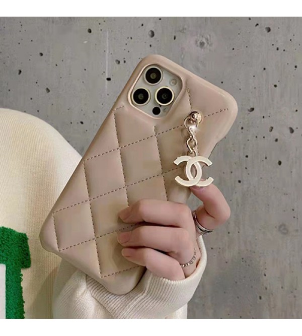 シャネル CHANEL ブランド iphone 14/14 pro/14 pro max/13ケース 可愛い モノグラム 菱形柄 レザー ジャケット型 安い アイフォン14/13/12/11カバー レディース