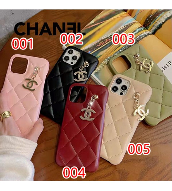 シャネル CHANEL ブランド iphone 14/14 pro/14 pro max/13ケース 可愛い モノグラム 菱形柄 レザー ジャケット型 安い アイフォン14/13/12/11カバー レディース