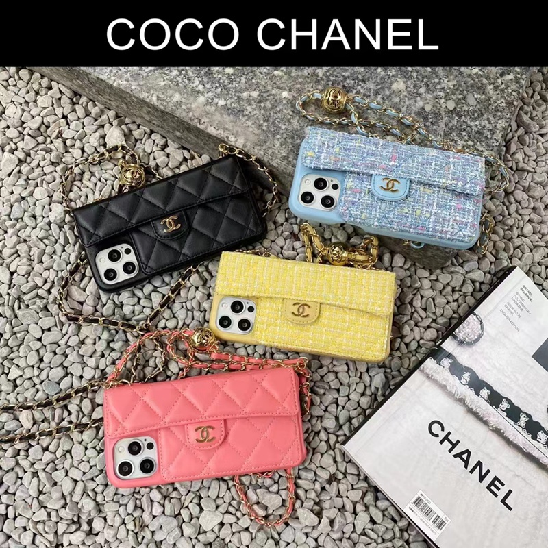 Chanel シャネルiphone 15 14 pro maxケース 激安アイフォン15/14 13 12プロマックス ケース かわいい 男女兼用 人気 ブランド iphone15 14 13 12 proケース  手帳型 ストラップ付き