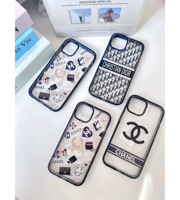 Chanel シャネル Dior ディオール ハイブランド iphone 14/14 pro/14 pro maxケース かわいい クリアケース 個性 モノグラム 潮流  韓国風 アイフォン14/13/12/11カバー ファッション メンズ レディーズ