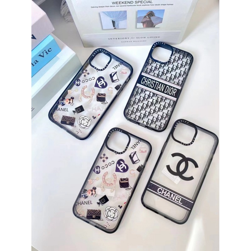 Chanel シャネル Dior ディオール ハイブランド iphone 14/14 pro/14 pro maxケース かわいい クリアケース 個性 モノグラム 潮流  韓国風 アイフォン14/13/12/11カバー ファッション メンズ レディーズ