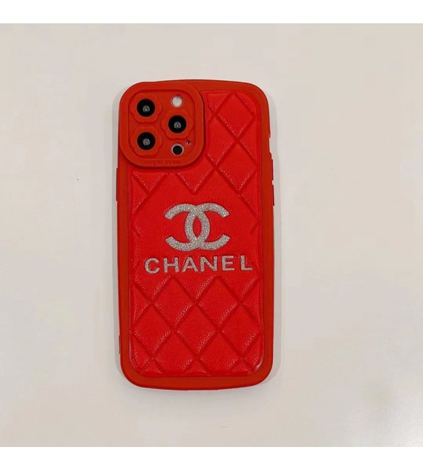 Chanel シャネル YSL イブサンローラン ブランド iphone14/14 pro/14 pro maxケース オシャレ レザー 赤色 キラキラ アイフォン14プロ マックス/14プロ/14/13/12/11カバー 大人気 メンズ レディース