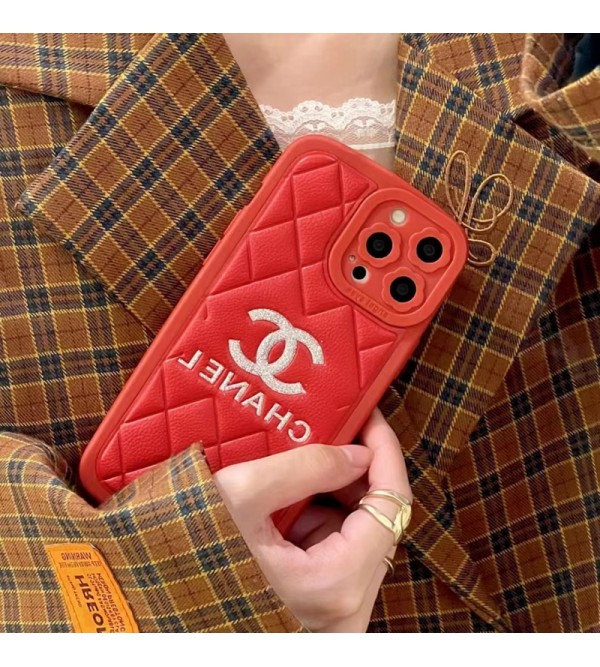 Chanel シャネル YSL イブサンローラン ブランド iphone14/14 pro/14 pro maxケース オシャレ レザー 赤色 キラキラ アイフォン14プロ マックス/14プロ/14/13/12/11カバー 大人気 メンズ レディース