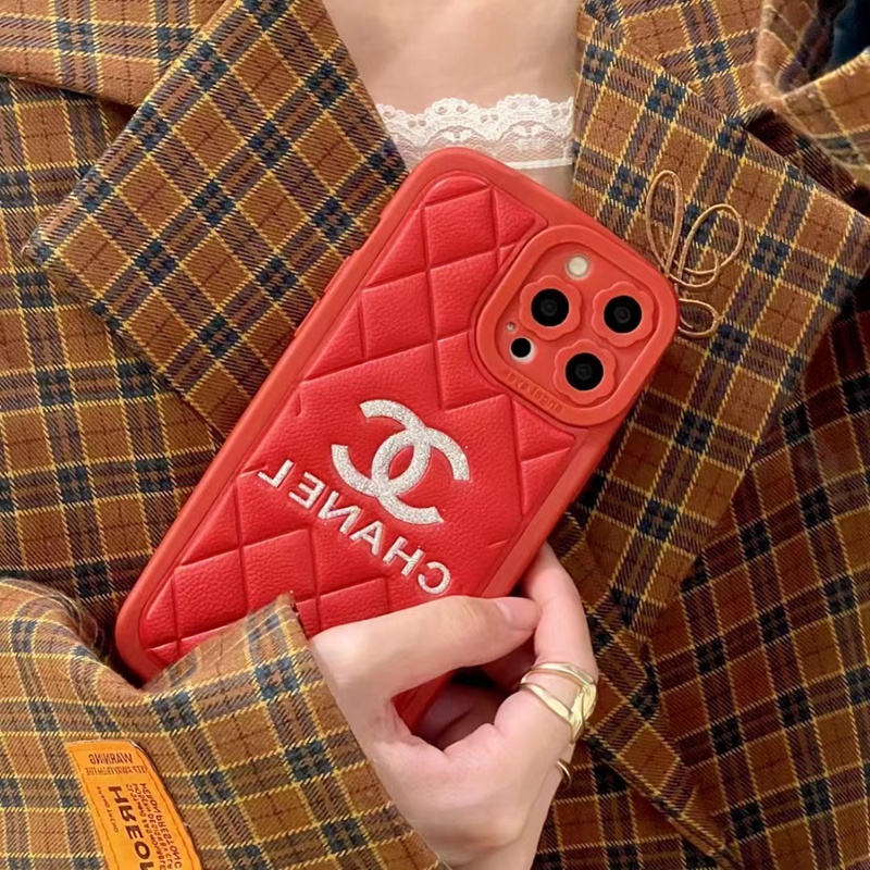 Chanel シャネル YSL イブサンローラン ブランド iphone14/14 pro/14 pro maxケース オシャレ レザー 赤色 キラキラ アイフォン14プロ マックス/14プロ/14/13/12/11カバー 大人気 メンズ レディース