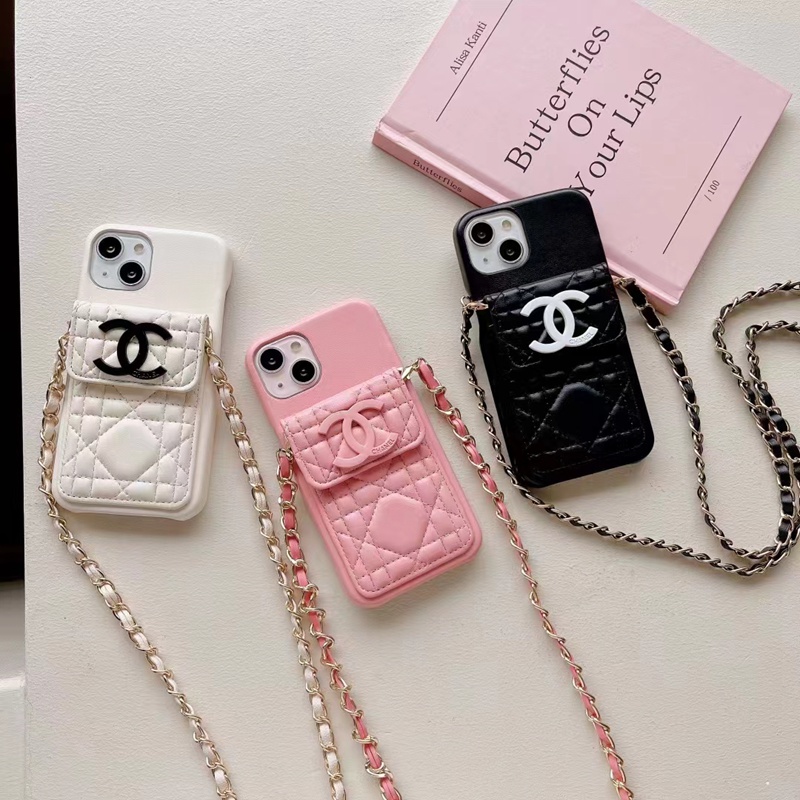 CHANEL シャネル ブランド iphone14/14 pro/14 pro maxケース 経典 カード収納 ストラップ付き レザー バッグ型 アイフォン14/14プロ/14プロ マックス/13/12/11カバー ジャケット型 女性向け ファッション 高級 人気 メンズ レディーズ