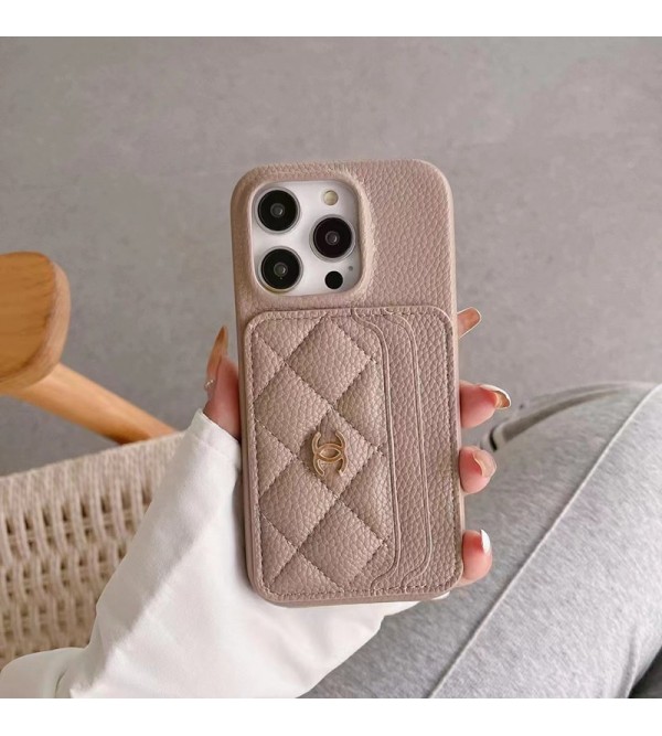 CHANEL/シャネル ブランド iPhone 14/14 Pro/14 Pro Maxケース 財布風 カードバッグ レザー製 Galaxy S23/S23+/S23 Plus/S22 Ultra/A54 5Gスマホケース モノグラム アイフォン14/14プロ/14プロ マックス/13/12/11カバー ファッション メンズ レディース