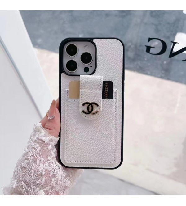 CHANEL/シャネル ブランド iPhone 14/14 Pro/14 Pro Max/14 Plusケース かわいい カードバッグ レザー製 Galaxy S23/S23+/S23 Plus/S23 Ultra/S22/S21/S20スマホケース モノグラム アイフォン14/14プロ/14プロ マックス/14プラス/13/12/11/x/xs/xr/8+/7+カバー ファッション メンズ レディース