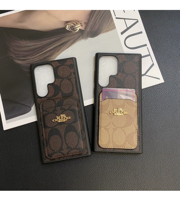 Coach コーチ男女兼用 Galaxy s24 ultra iphone 14 15 plusケース ブランドギャラクシーS23 s22 s24ウルトラ カバー レディース バッグ型 ブランドギャラクシーS23プラス s22 s24 plus ケース ファッション芸能人愛用 ギャラクシーS23 s24 ultraケース トランク型