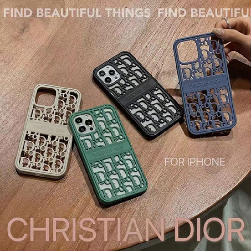 DIOR/ディオール ブランド iphone14 pro/13 mini/14 pro maxケース 中空彫刻ジャケット型 アイフォン14/13/12/11 pro/11 pro max/se2スマホケース上品激安IPHONE X/XS/XR/8/7カバー個性潮流モノグラム 芸能人愛用 メンズ レディーズ