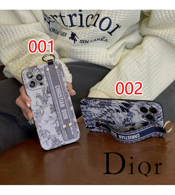 DIOR/ディオール ブランド iphone13/13pro/13pro maxケース かわいい ハンドバンド付き ビジネス スタンドリング おまけつき アイフォン13/12/11/X/XS/XRカバー レディース