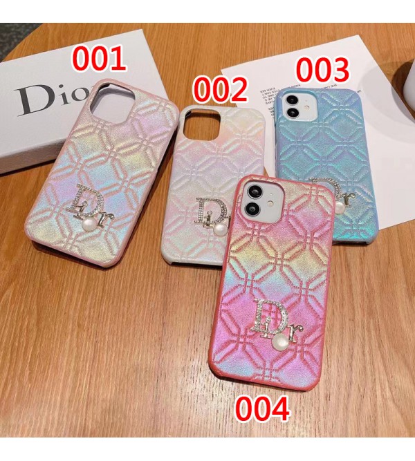 DIOR/ディオール ブランド iPhone SE 第3世代/13/13 Pro/13 Pro Maxケース かわいい モノグラム レザー キラキラ Galaxy S22/s22+/s22 ultra/s21/note21ケース ジャケット型 芸能人愛用 アイフォン13/12/11/X/8/7カバー ファッションメンズ レディース