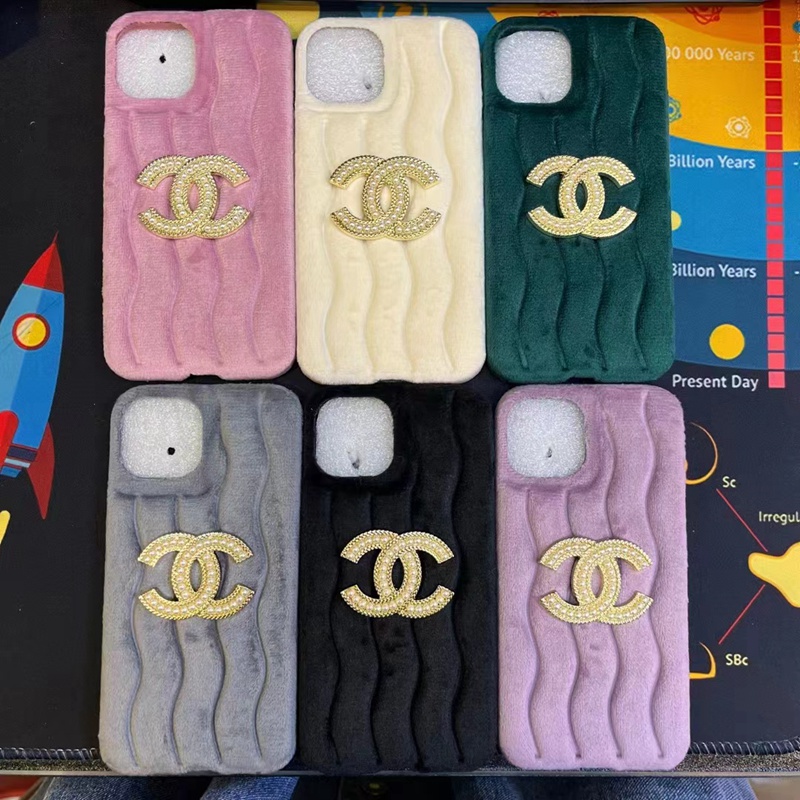 Chanel シャネル イブサンローラン プラダ ディオール ブランド iphone14/14 pro/14 pro maxケース 個性 フワフワ セレブ愛用 ins風 かわいい ジャケット型 アイフォン14/13/12/11ケース ファッション 大人気 レディース 