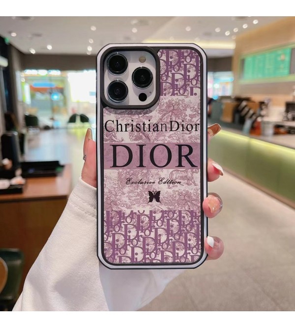 DIOR ブランド ディオール iPhone 14/14 Pro/14 Pro Maxケース オシャレ 蝶柄 モノグラム ジャケット型 アイフォン14/14プロ/14プロ マックス/13/12/11カバー 芸能人愛用  耐衝撃 コピー メンズ レディーズ