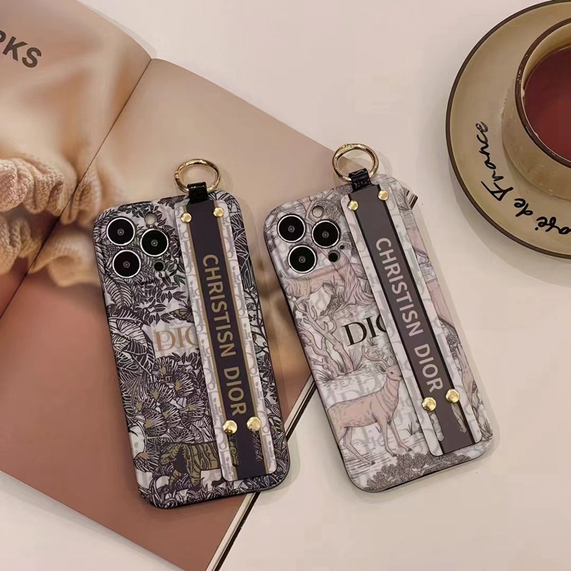 Dior ブランド ディオール iphone 14/14 pro/14 pro max/14 plusケース 安い ハンドバンド スタンド機能 モノグラム リング付き 紛失防止 激安 アイフォン14/14プロ/14プロマックス/13/12/11カバー セレブ愛用 ファッション経典 コピー ペアお揃い 保護 メンズ レディース 