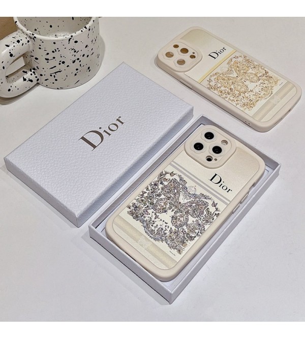 Dior ディオール女性向け iphone15pro max xr xs max 8/7 plusケース ガラス型 モノグラム iphone 15 14 plusケース 個性アイフォン15プラス 14ケース バッグ型