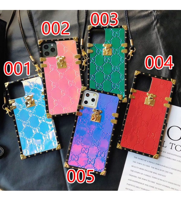 Gucci/グッチ ブランド iphone13 mini/13 pro max/13 proケース 個性 トランク型  ストランプ付き アイフォン13/12/11/x/xs/xr/8 plusカバー おまけつき メンズ レディース 