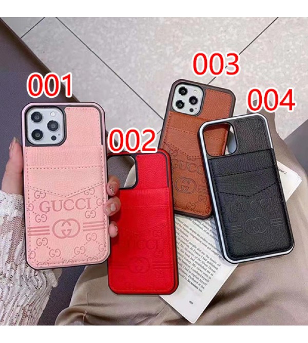 GUCCI グッチ ハイブランド iphone 14/14 pro/14 pro max/14 plusケース モノグラム 経典 カード入れ レザー 落下保護 ジャケット型 耐衝撃 保護 アイフォン14カバー 大人気 メンズ レディース 