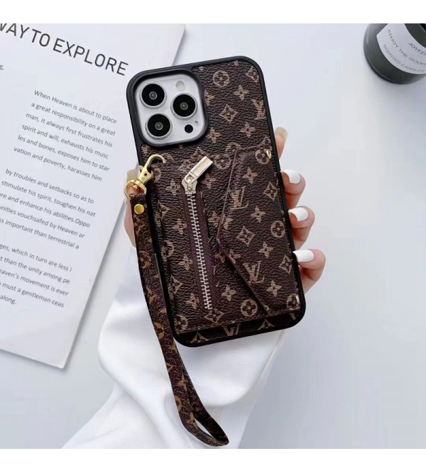 LV ルイヴィトン ハイブランド iphone 14 pro max/14 pro/14 plus/14スマホケース カード入り Galaxy s22/S22+/S22 ultraケース グッチ Gucci チェーン付き アイフォン14プロ マックス/13プロ/13カバー メンズ レディース