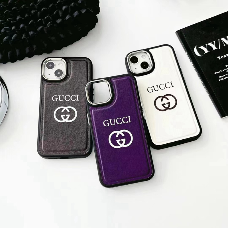 Gucci グッチ iphone14Pro max/14Pro/14Plus/14ケース 韓国風 モノグラム レザー製 背面エンボス ブランド アイフォン14プロ マックス/14プロ/14プラス/13/12/11カバー ファッション メンズ レディース