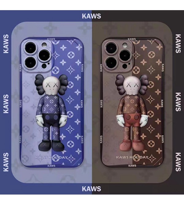 LV/ルイヴィトン KAWS:HOLIDAY コラボ ブランド iphone 13/13 pro/13 pro max/13 miniケース インスタ風 カウズ ジャケット型 モノグラム柄 アイフォン13/12/11/x/8/7/6ケース ファッション セレブ 激安 かわいい メンズ レディーズ