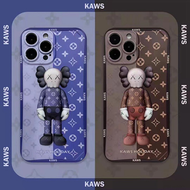 LV/ルイヴィトン KAWS:HOLIDAY コラボ ブランド iphone 13/13 pro/13 pro max/13 miniケース インスタ風 カウズ ジャケット型 モノグラム柄 アイフォン13/12/11/x/8/7/6ケース ファッション セレブ 激安 かわいい メンズ レディーズ