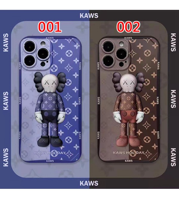 LV/ルイヴィトン KAWS:HOLIDAY コラボ ブランド iphone 13/13 pro/13 pro max/13 miniケース インスタ風 カウズ ジャケット型 モノグラム柄 アイフォン13/12/11/x/8/7/6ケース ファッション セレブ 激安 かわいい メンズ レディーズ