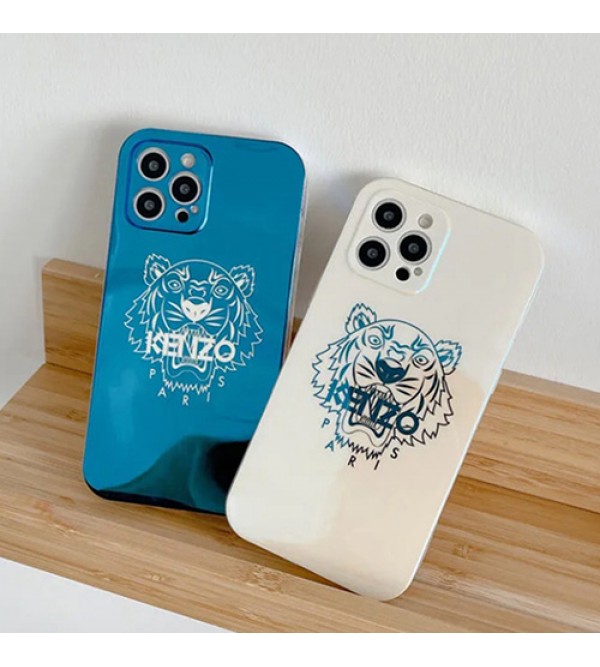 KENZO ブランド  iphone 13/13 pro/13 pro max/13 miniケース お洒落 虎頭柄 ジャケット型 ケンゾー  きらきら アイフォン13/12/11/x/xs/xr/8/7カバー ファッション メンズ レディーズ