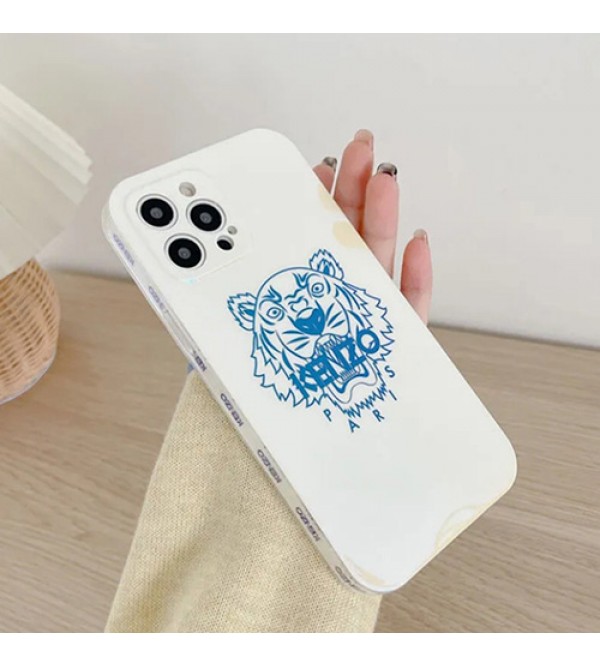 KENZO ブランド  iphone 13/13 pro/13 pro max/13 miniケース お洒落 虎頭柄 ジャケット型 ケンゾー  きらきら アイフォン13/12/11/x/xs/xr/8/7カバー ファッション メンズ レディーズ