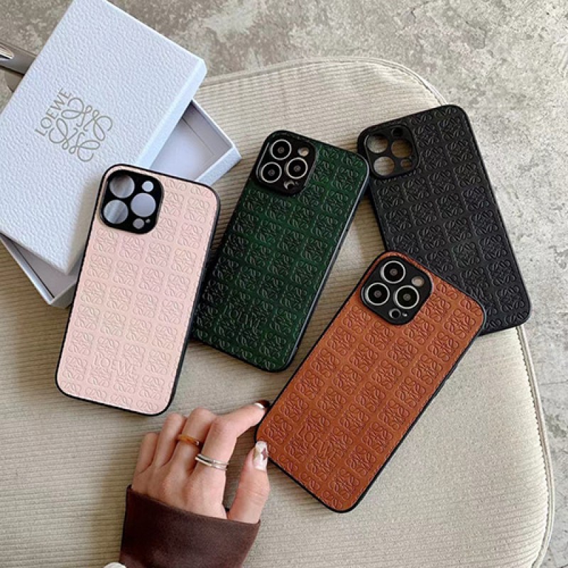 LOEWE ロエベ女性向け iphone15pro max xr xs max 8/7 plusケース ガラス型 モノグラム iphone 15 14 plusケース 個性 アイフォン15 14 13 スマホケース インスタ風