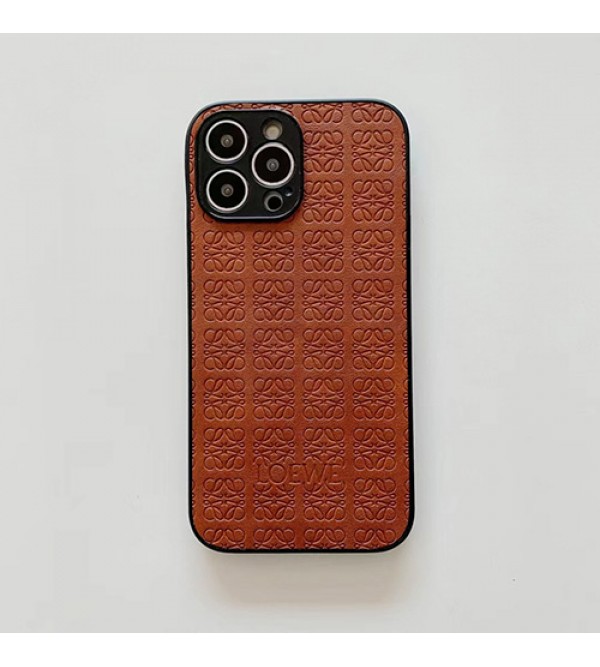 LOEWE ロエベ女性向け iphone15pro max xr xs max 8/7 plusケース ガラス型 モノグラム iphone 15 14 plusケース 個性 アイフォン15 14 13 スマホケース インスタ風