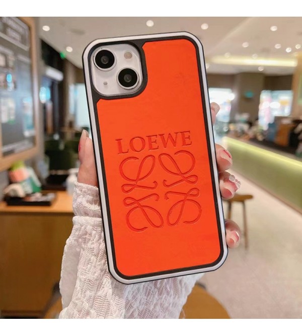 LOEWE/ロエベ ブランド iphone 14/14 pro/14 pro max/14 plusケース 可愛い ジャケット型  モノグラム ソフト 芸能人愛用 アイフォン14/13/12/11/X/XS/XR/8/7カバー ファッション メンズ レディーズ