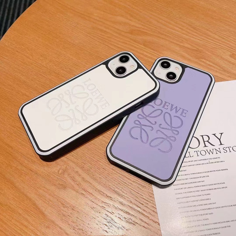 LOEWE/ロエベ ブランド iphone 14/14 pro/14 pro max/14 plusケース 可愛い ジャケット型  モノグラム ソフト 芸能人愛用 アイフォン14/13/12/11/X/XS/XR/8/7カバー ファッション メンズ レディーズ