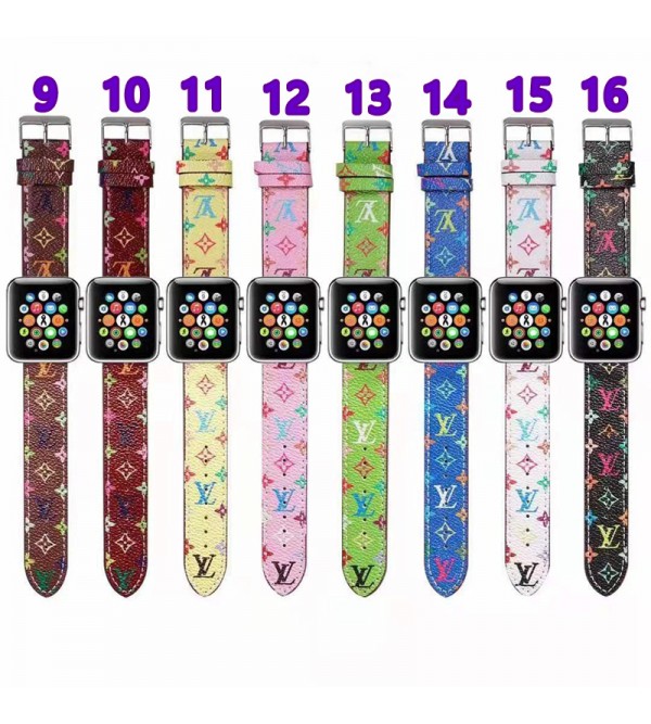 ルイヴィトン/LV シュプリーム/Supreme コラボ ブランド Apple Watch 7/6/5/4/3/SEバンド グッチ/シャネル アップルウォッチ7/6/5/seベルト お洒落 ディオール/バーバリー 腕時計 ストラップ レザー  大人気 メンズ レディース