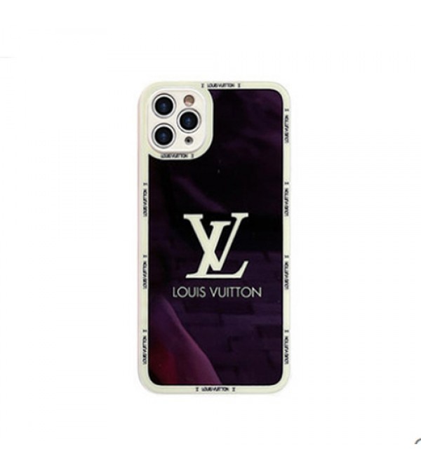 LV ルイヴィトン ブランド iphone13 pro/13 pro max/13 miniケース モノグラム 韓国風 鏡面 ガラス型 キラキラ ジャケット型 アイフォン13/12/11/x/xr/xs/8/7カバー 黒白赤 メンズ レディース