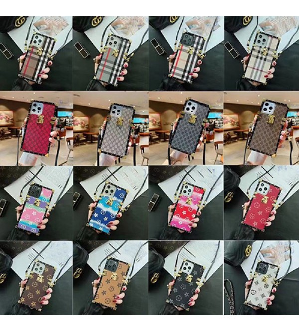 ルイヴィトン/LV ブランド iphone13 pro/13 pro max/13 miniケース ストランプ付き トランク GUCCI/グッチ 人気 Burberry/バーバリー アイフォン13/12/11/x/xr/xs/8/7ケース ファッション メンズ レディーズ