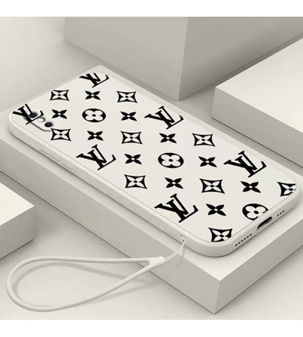 LV ルイヴィトン ブランド iphone13 pro/13 pro max/13 miniケース ストランプ付き カラー シリコン ジャケット型 モノグラム アイフォン13/12/11/x/8/7カバー ファッション メンズ レディーズ