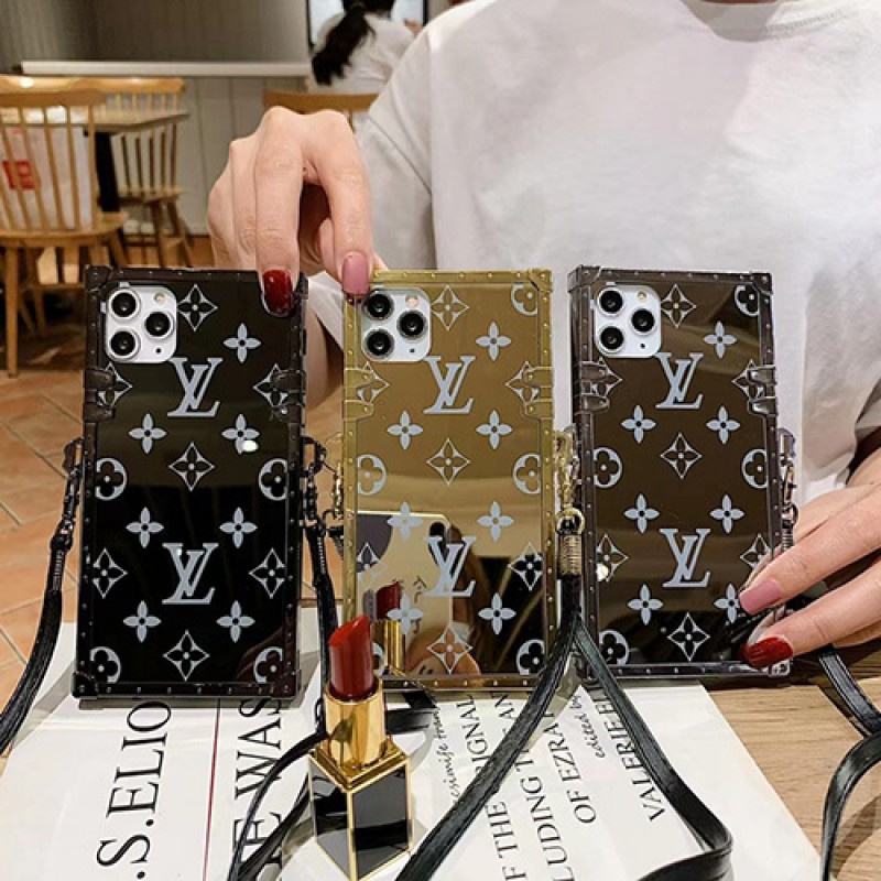 LV ルイヴィトン ハイブランド iphone 14/14 pro/14 pro max/14 max/13 miniケース 個性 トランク型 ストランプ付き アイフォン14/13/12/11/x/xs/xr/8 plusカバー おまけつき メンズ レディース 