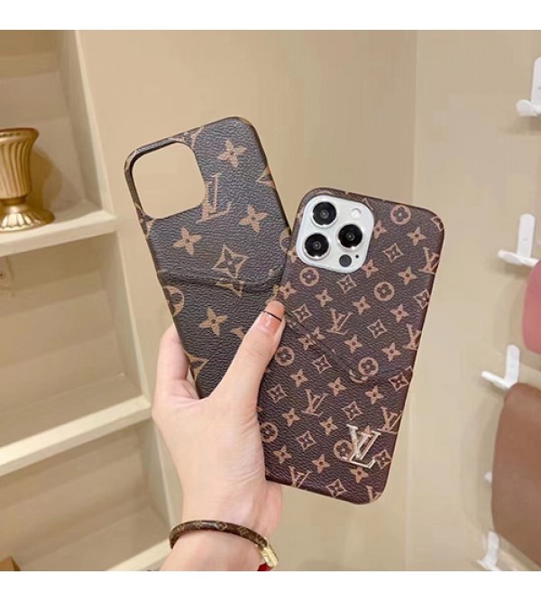 ルイヴィトン LV ブランド iPhone 13 Pro/13 Pro Max/13 Miniケース 韓国風 贅沢風 カード入れ レザー モノグラム ジャケット型 個性 アイフォン13/12/11/x/x/s/xr/8/7カバー メンズ レディース 