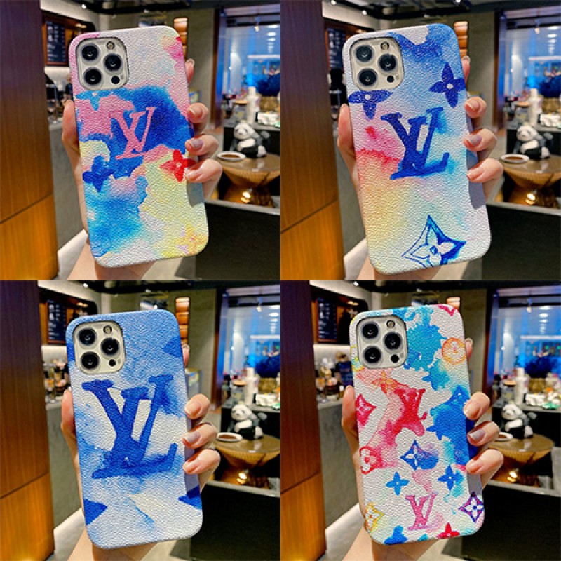 LV/ルイヴィトン ブランド iphone 13/13 pro/13 mini/13 pro maxケース 芸能人愛用 ジャケット型 経典 水彩風 大人気 モノグラム アイフォン13/12 pro/12 pro max/11/se2カバー  墨絵 ファッション IPHONE X/XS/XR/8/7スマホケース メンズ レディース