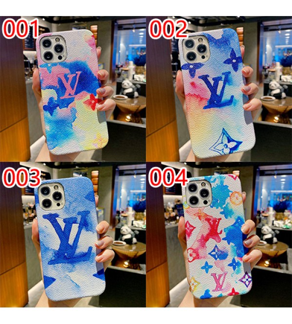 LV/ルイヴィトン ブランド iphone 13/13 pro/13 mini/13 pro maxケース 芸能人愛用 ジャケット型 経典 水彩風 大人気 モノグラム アイフォン13/12 pro/12 pro max/11/se2カバー  墨絵 ファッション IPHONE X/XS/XR/8/7スマホケース メンズ レディース