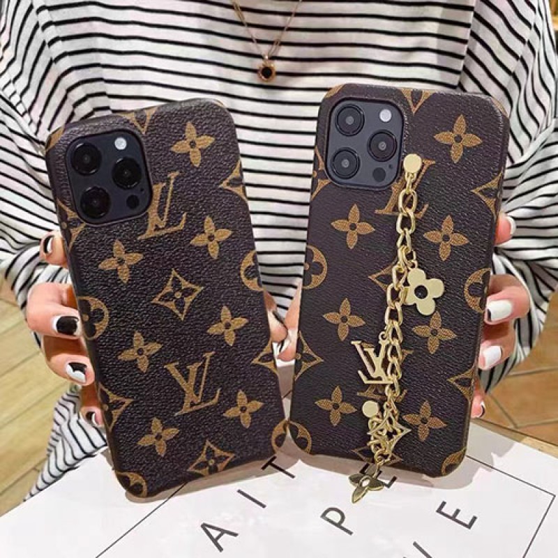 LV/ルイヴィトン ブランド iphone14/14pro/14pro max/plusケース かわいい ストラップ付き モノグラム ビジネス アイフォン14/13/12/11/x/xs/xr/8+/7+カバー おまけつき メンズ レディース