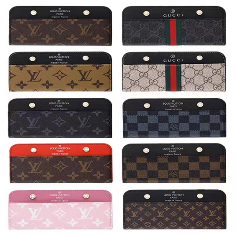 GUCCI ルイヴィトン ブランド iphone 14/14 pro/14 pro maxケース オシャレ LV 手帳型 レザー リベット付き グッチ カード入れ iphone12/12pro/12pro maxケース ビジネス風 アイフォン13/12/11ケース ファッション レディース