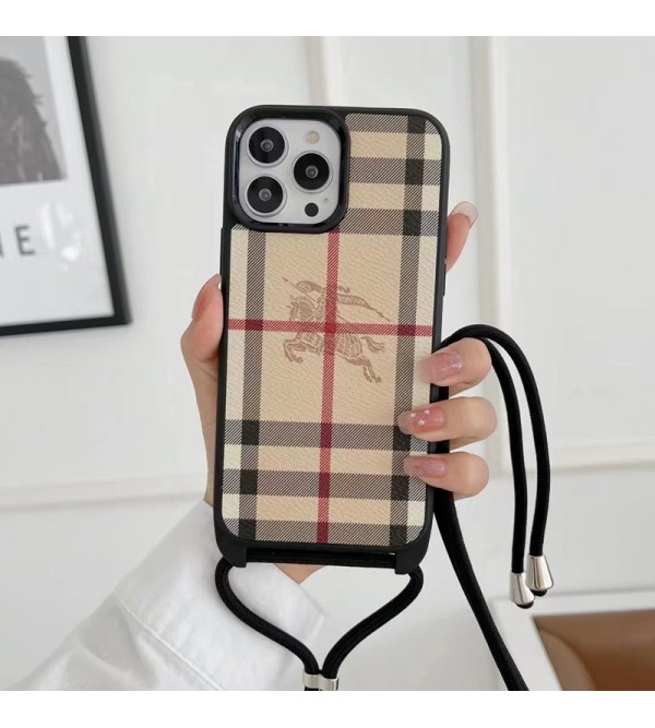 BURBERRY/バーバリー LV/ルイヴィトン ブランド iphone 14/14 pro/14 pro max/se3/13 miniケース 経典 ビジネス GUCCI/グッチ 個性 モノグラム ストラップ付き 斜め掛け アイフォン14/13/12/11/x/8/7カバー ファッション メンズ レディース