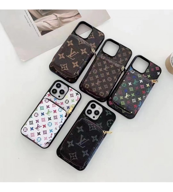 LV/ルイヴィトン ブランド iphone 14/14 pro/14 pro max/14 plus/se3ケース かわいい バッグ型 レザー製 モノグラム カード収納 シンプル アイフォン14/13/12/11ケース ファッション メンズ レディーズ