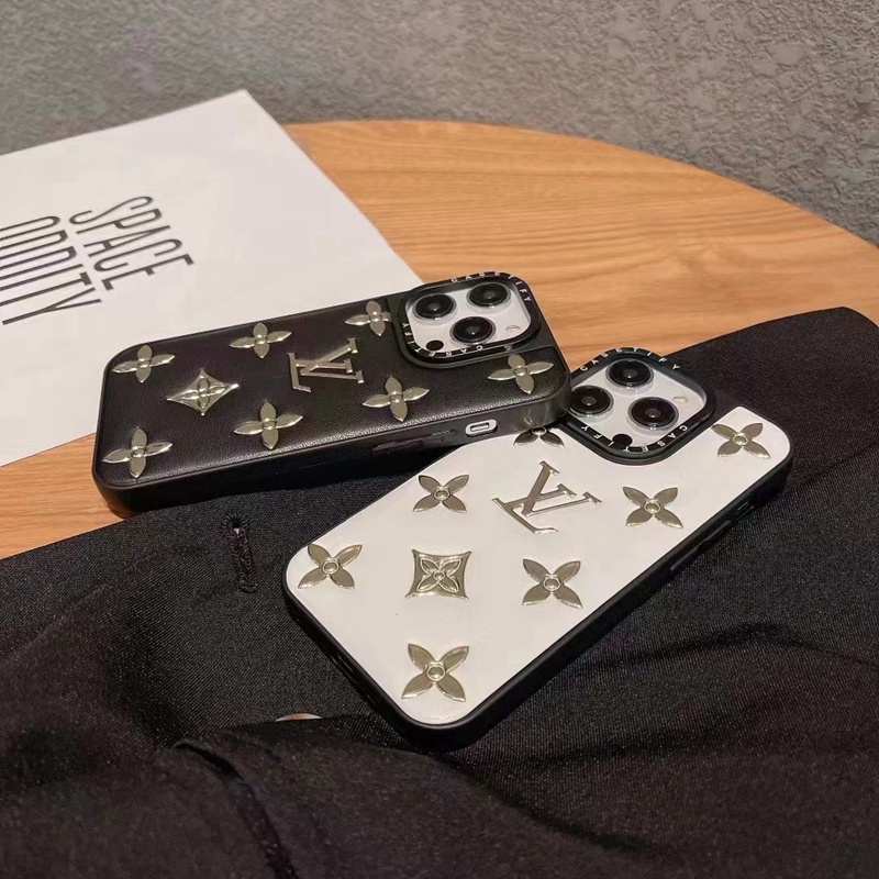 Louis Vuitton ルイヴィトン ブランド iphone 14/14 pro/14 pro max/14 plusケース モノグラム 背面レザー ジャケット型 きらきら ソフト アイフォン14/13/12カバー 大人気 メンズ レディース