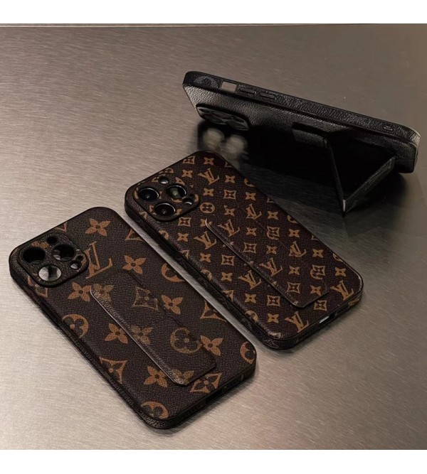 LV ハイブランド ルイヴィトン iphone 14/14 pro/14 pro max/14 plusケース おしゃれ ハンドバンド付き モノグラム ジャケット型 アイフォン14/14プロ/14プロマックス/14プラス/13/12/11/X/XS/XRカバー ファッション メンズ レディーズ