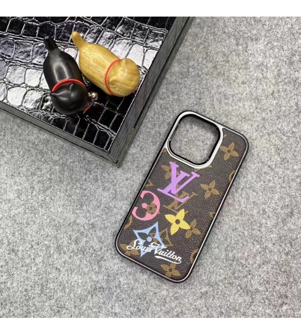 LV ハイブランド ルイヴィトン iPhone 14/14 Pro/14 Pro Maxケース かわいい カラー顔料 モノグラム柄 ジャケット型 アイフォン14/14プロ/14プロマックス/13/12/11カバー 激安 ファッション メンズ レディース